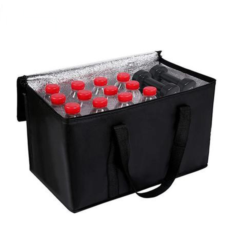 大型断熱配送バッグ、アルミ箔製クーラーバッグ、折りたたみ式、 - Food Snacks Delivery のレビューと価格