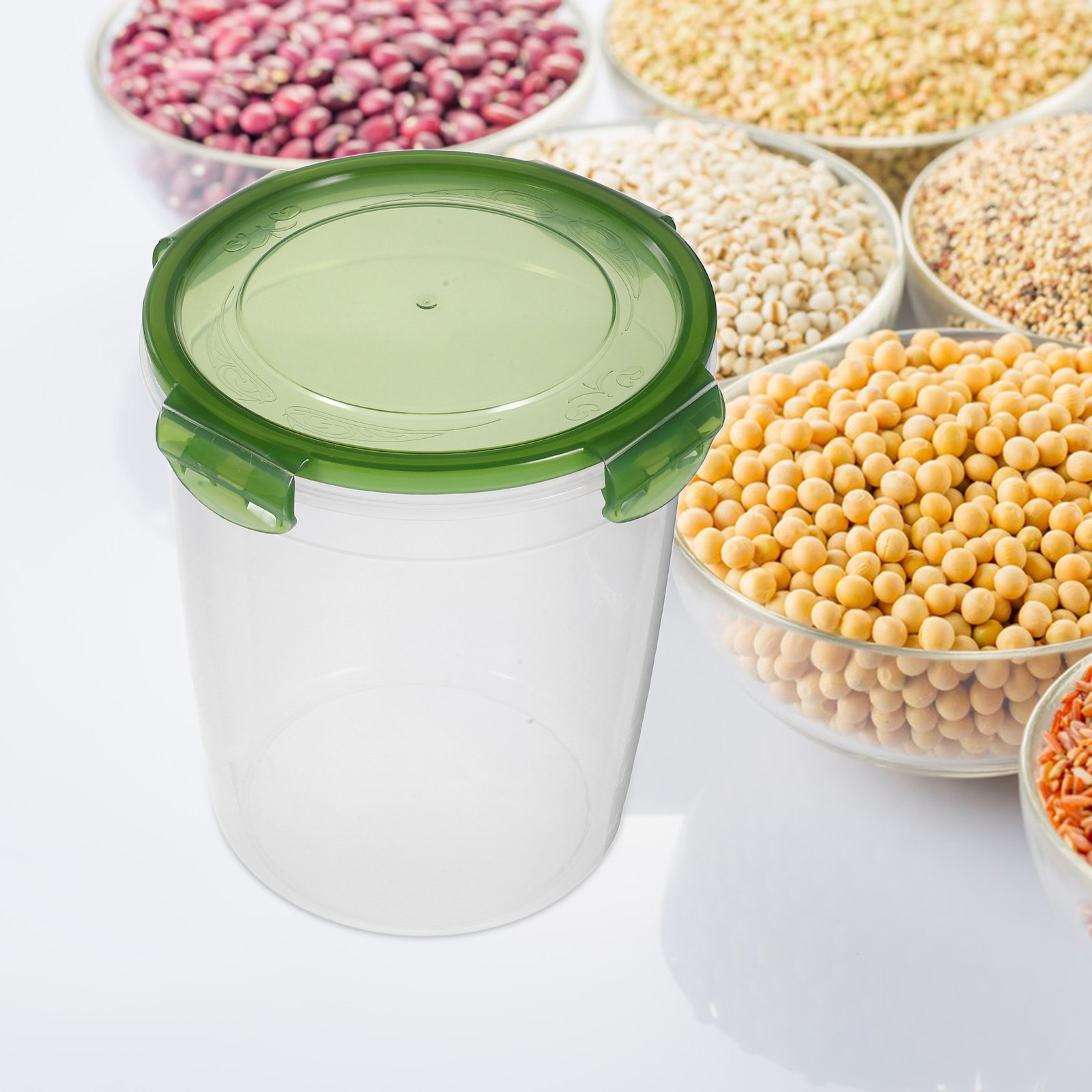 密閉式の食品保存容器2個セット。PP製プラスチック製で、コー - Dried Fruit のレビューと価格