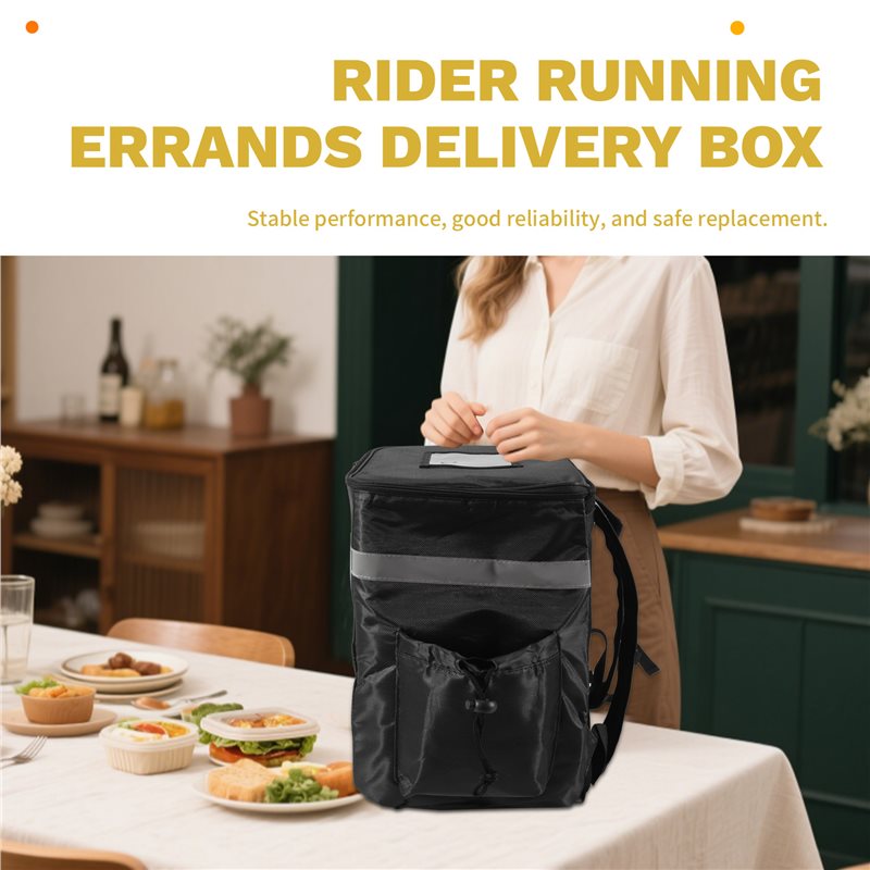 保温・保冷機能付きフードデリバリーバックパック、バイク配達用 - Food Snacks Delivery のレビューと価格