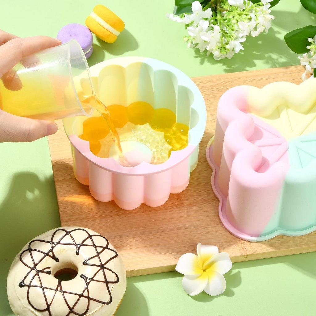 ハート＆スターシェイプシリコン製ベーキングモールド、ゼリープ - Chocolate Snack のレビューと価格