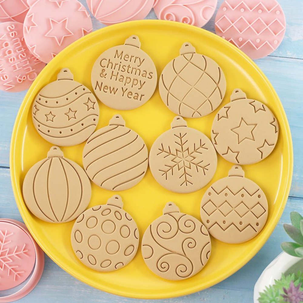 11個入りクリスマスオーナメントクッキーカッターセット、3D - Cookies Pack のレビューと価格